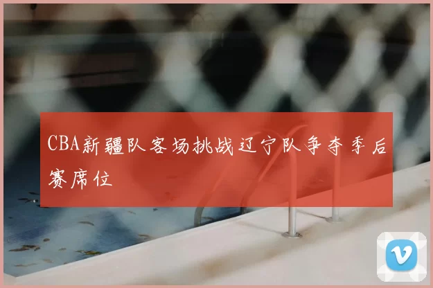 CBA新疆队客场挑战辽宁队争夺季后赛席位